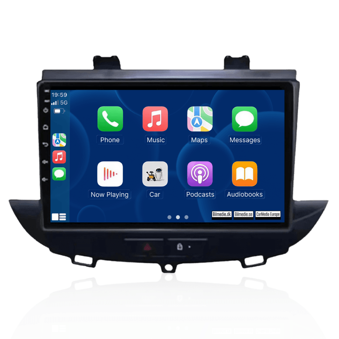 Opel Grandland/Crossland 16-20 - 9" Radio m. Apple CarPlay og Android Auto