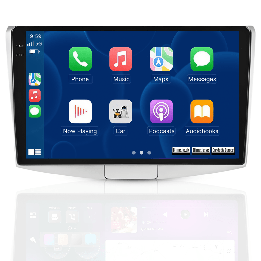 VW Passat 2010-2015 - 9/10,1" Radio m. Apple CarPlay og Android Auto