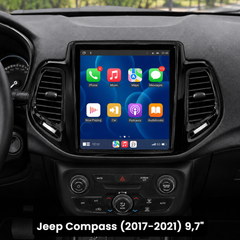 Jeep Compass 2017-2021 - 9,7" ραδιόφωνο με Apple CarPlay και Android Auto 