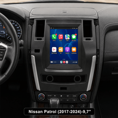 Nissan Patrol 2017-2024 - 9,7" ραδιόφωνο με Apple CarPlay και Android Auto 