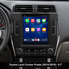 Toyota Land Cruiser Prado 2014-2016 - 9,7" ραδιόφωνο με Apple CarPlay και Android Auto 