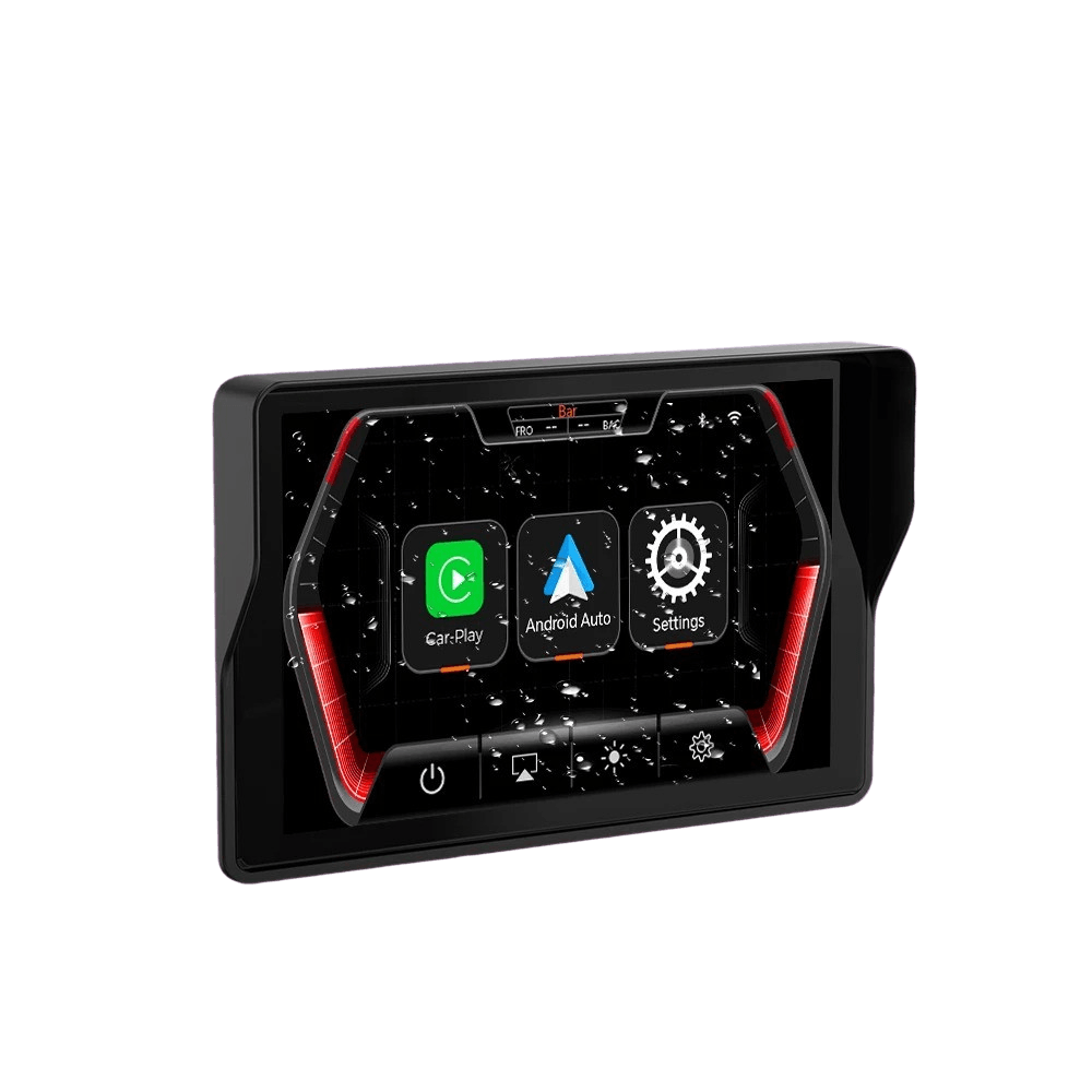 5” CarPlay για Μοτοσικλέτα – Ασύρματη οθόνη Apple CarPlay & Android Auto (IP67) με καθαρή προβολή και εφαρμογές
