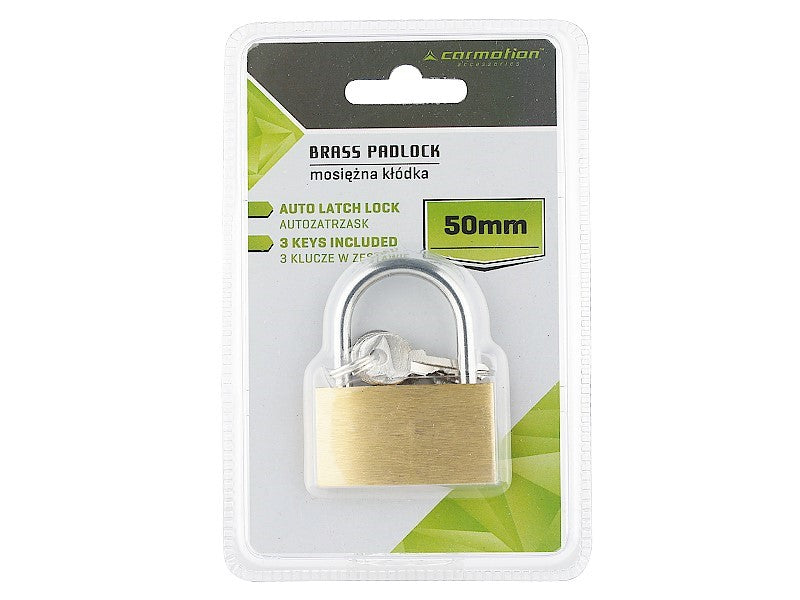 Ορειχάλκινο λουκέτο από ορείχαλκο και ατσάλι, 50 mm