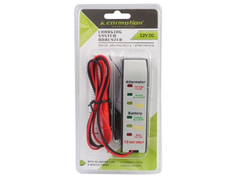 Ελεγκτής μπαταρίας και δυναμό 12V από τη CARMOTION με ενδείξεις LED