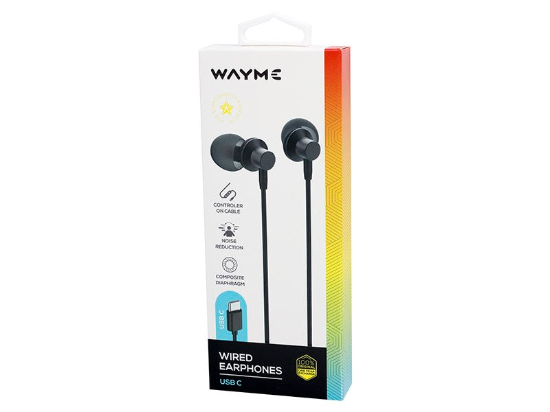 Ενσύρματα ακουστικά in-ear WAYME με μικρόφωνο