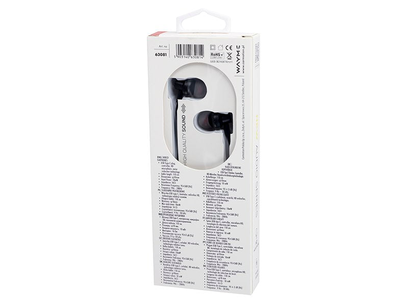 Ακουστικά USB-C σε σχεδίαση in-ear από τη WAYME
