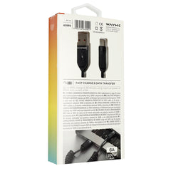 Πλεκτό καλώδιο USB-C για φόρτιση και συγχρονισμό με ισχύ έως 100W