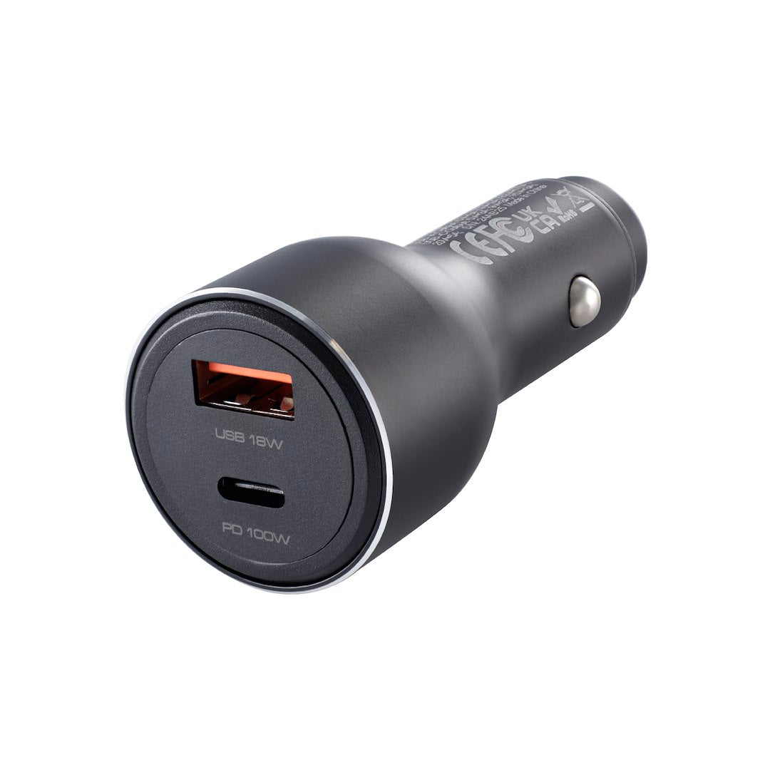 WAYME φορτιστής αυτοκινήτου 12/24V με USB-C PD 100W και USB-A QC 18W