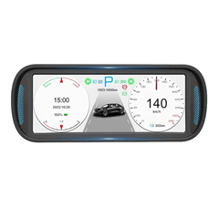 6.8" IPS HD HUD-scherm voor Tesla Model 3/Y – Plug & Play Head-Up Display toont belangrijke rijgegevens in het gezichtsveld van de bestuurder.