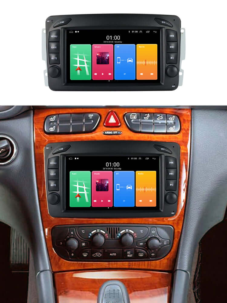 Mercedes-Benz W210 κ.ά. 1998-2008 - 7" Ράδιο με Apple CarPlay και Android Auto – Bilmedie.dk