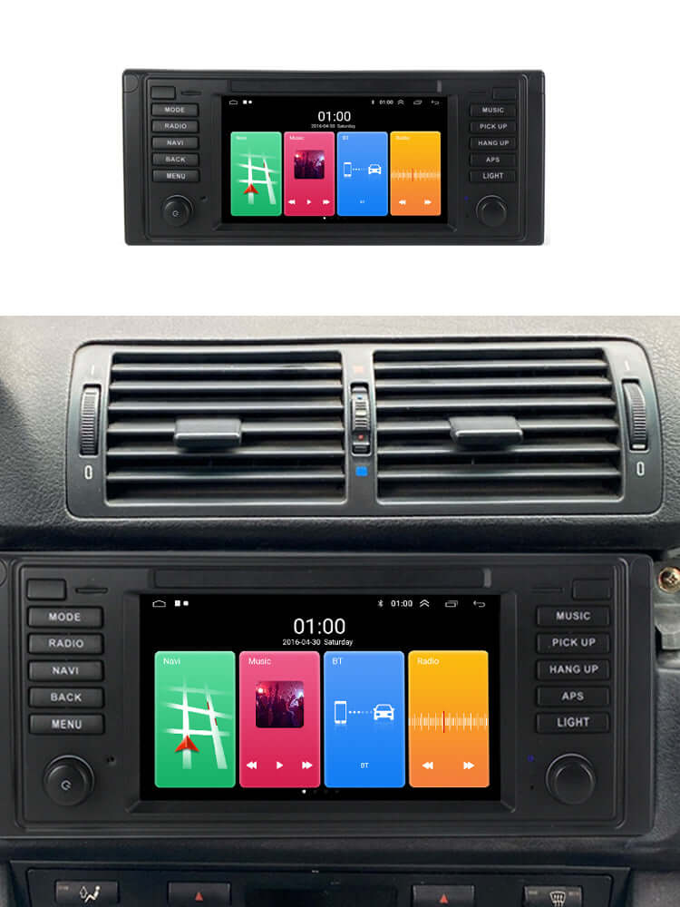 BMW E39 - 7" Ράδιο με Apple CarPlay και Android Auto – Bilmedie.dk