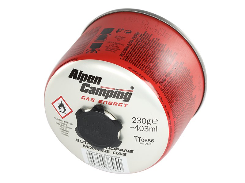 Απλό κάμπινγκ γκαζάκι για φιάλη αερίου 230 g