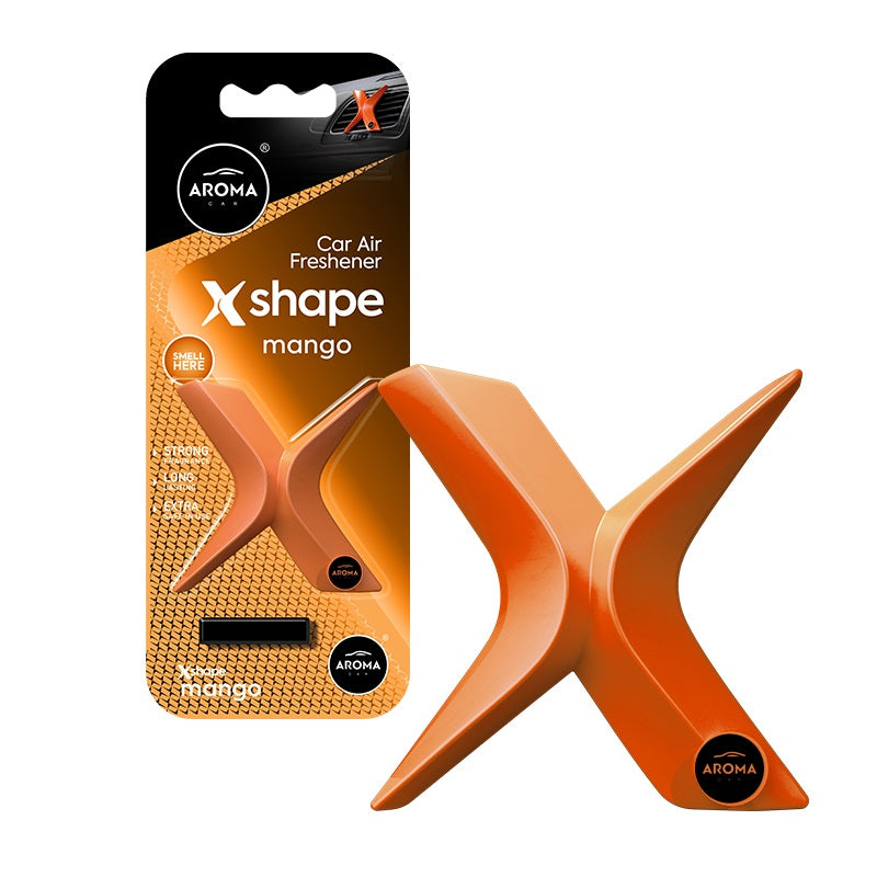 Aroma Car X Shape Mango bilduft til ventilationsrist