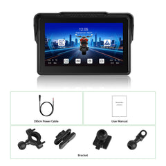 Οθόνη μοτοσυκλέτας 7” με CarPlay, Android Auto, AirPlay και TPMS 