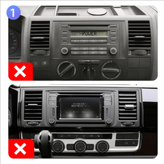 VW Transporter 03-15 - 9" Ράδιο με Apple CarPlay και Android Auto – Bilmedie.dk