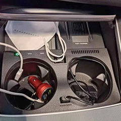 BMW X5/X6/X7 2019-2022 Ασύρματος φορτιστής κινητού με γρήγορη φόρτιση 15W 