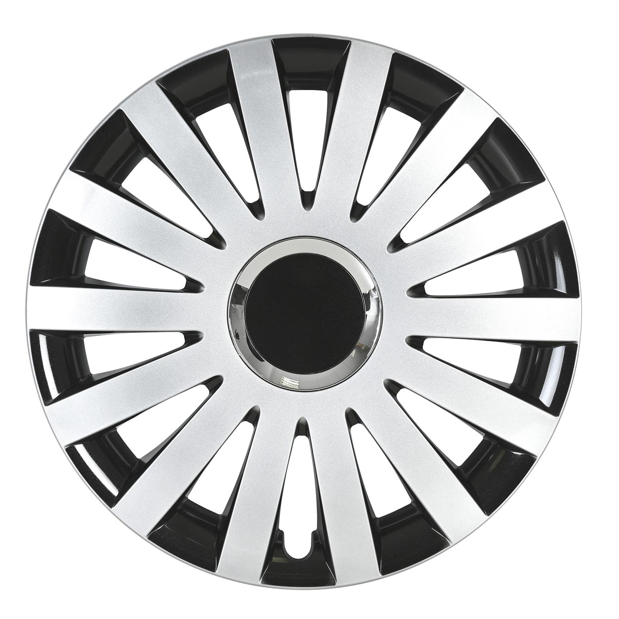 Τάσια τροχών SAIL 15 ιντσών σε μαύρο και ασημί