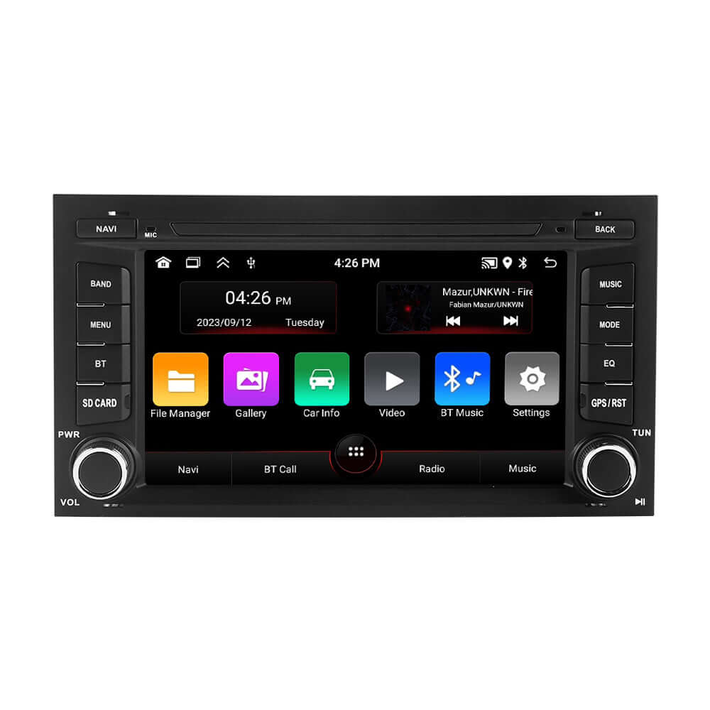 Seat Leon 12-18 – 7" Radio m. Apple CarPlay og Android Auto med touchscreen interface