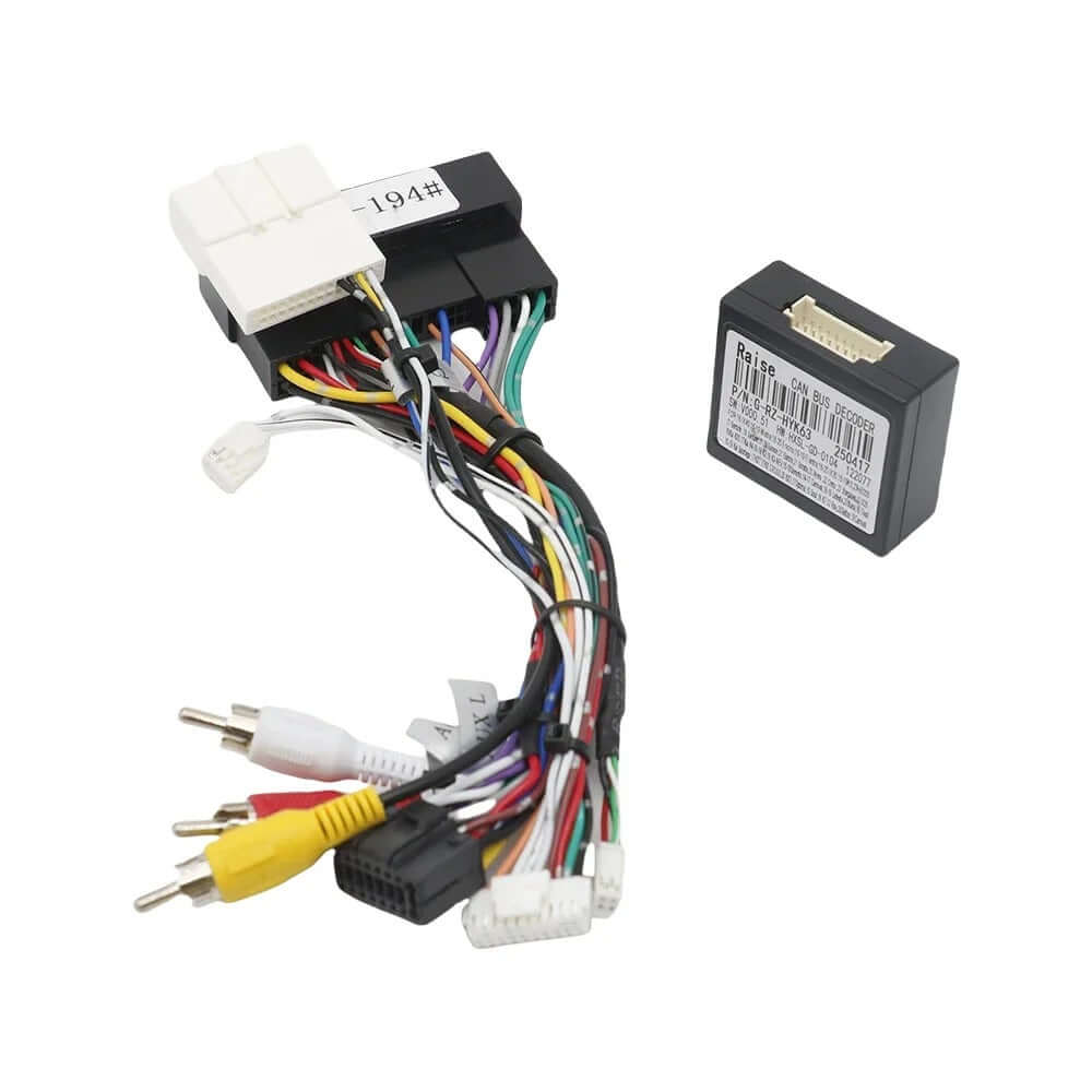 Radiokabel voor Hyundai/Kia met Canbus en org. camera - kabels voor auto multimedia radio en originele achteruitrijcamera