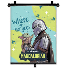 Rullegardins-solskærm 36 x 45 cm med The Mandalorian-motiv
