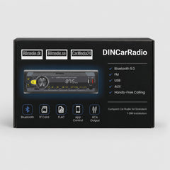 Συνδέστε ραδιόφωνο αυτοκινήτου 1-DIN με Bluetooth 5.0, FM, USB, AUX και λειτουργία hands-free 