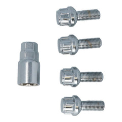 Αντικλεπτικά μπουλόνια τροχών Carpoint M12x1,5x26mm με σφαιρική έδρα C 