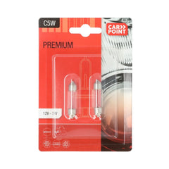 Λαμπτήρες αυτοκινήτου Carpoint Premium 12V C5W 2 τεμ. 