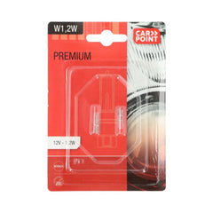 Carpoint. Premium λαμπτήρες αυτοκινήτου 12V W1,2W, 2 τεμ. 