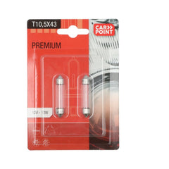 Λαμπτήρες αυτοκινήτου Carpoint Premium C10W 12V, 2 τεμ. 