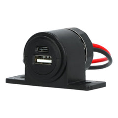 Carpoint πρίζα τοποθέτησης USB-A + USB-C 12/24V 