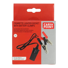 Αντάπτορας Carpoint 12V για αναπτήρα αυτοκινήτου με κροκοδειλάκια μπαταρίας 10A 