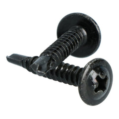 Αυτοδιάτρητες βίδες Carpoint, μαύρες, Ø 4 mm, 25 mm, 100 τεμ. 