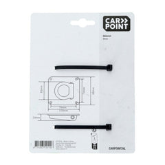 Χωνευτός κρίκος πρόσδεσης Carpoint 35 mm 