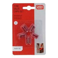 Καπάκια βαλβίδων Carpoint Piston κόκκινα 5 τεμ. 