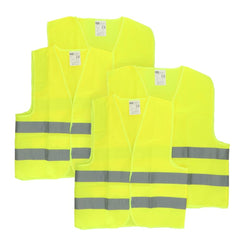 Σετ γιλέκων ασφαλείας Carpoint: 2 x Small + 2 x Extra Large 