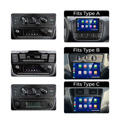 Ραδιόφωνο VW Up/Seat Mii/Skoda Citigo 17-23 - 9" με Apple CarPlay και Android Auto