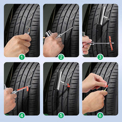 Κιτ επισκευής ελαστικών χωρίς σαμπρέλα (Tubeless) - πώς να επισκευάσετε το ελαστικό βήμα προς βήμα.