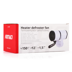Θερμαντήρας αυτοκινήτου 12V 150W με ανεμιστήρα και αποθαμβωτή 