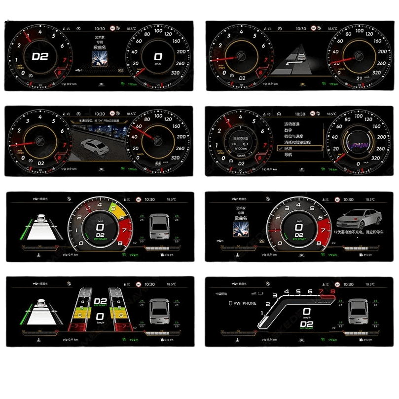 BMW 5/6-serie 03-10 - 12,3" Ψηφιακός Πίνακας Οργάνων – Bilmedie.dk