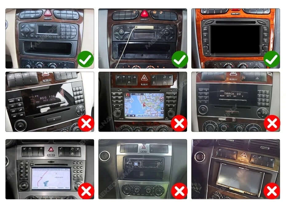 Mercedes-Benz W210 κ.ά. 1998-2008 - 7" Ράδιο με Apple CarPlay και Android Auto – Bilmedie.dk