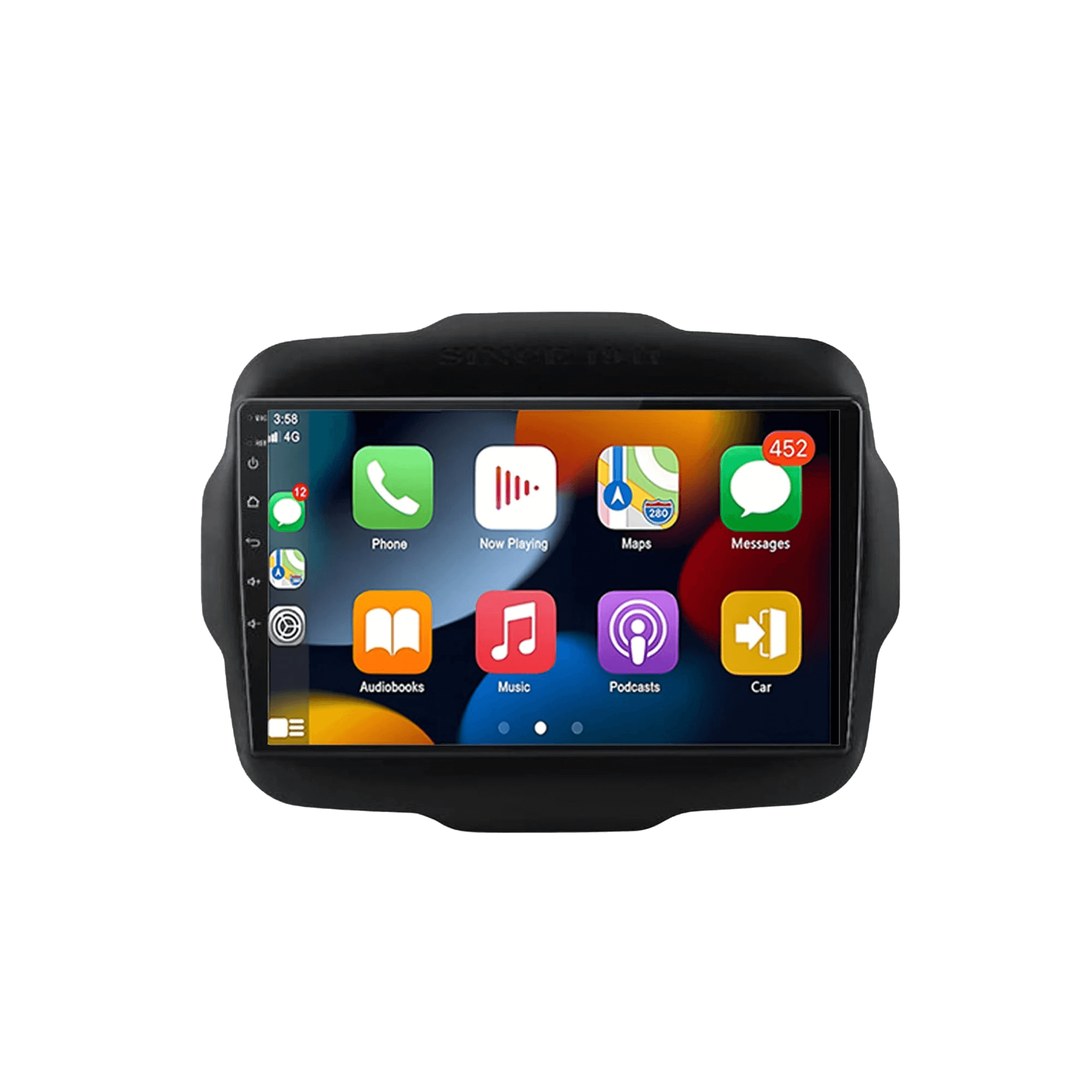 Jeep Renegade 16-20 - 9" radio met Apple CarPlay en Android Auto – Carmediaeurope.com