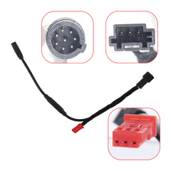 Καλωδίωση BMW X3 dashcam 2018-2024 4K OEM-look με συνδέσμους για ειδική εγκατάσταση.
