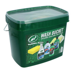 Turtle Wax bilplejesæt i spand – 7 dele med bilvask, rengøring og efterbehandling produkter i en praktisk spand.