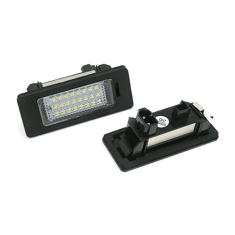 Φωτισμός πινακίδας LED BMW – Λευκό LED (E90, F30, E60, X5 κ.ά.) εικόνα προϊόντος με ισχυρό φωτισμό.