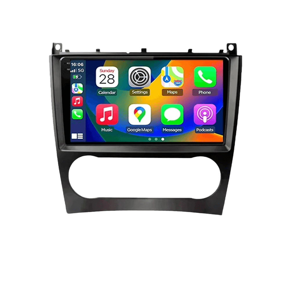 Mercedes-Benz W203 - Ράδιο 9" με Apple CarPlay και Android Auto – Bilmedie.dk