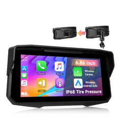 Οθόνη μοτοσικλέτας 6,86” με CarPlay, Android Auto, AirPlay και TPMS 