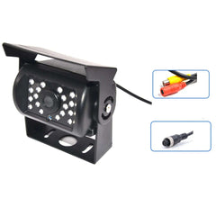 Universal κάμερα οπισθοπορείας – PAL, 1200 γραμμές TV, 18 IR LED με υπέρυθρα LED και βάση στήριξης, ιδανική για βαν και λεωφορεία.