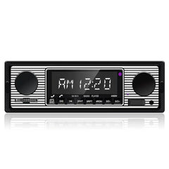 1 DIN ραδιόφωνο αυτοκινήτου με Bluetooth, USB & ρετρό σχεδιασμό – MP3 player 
