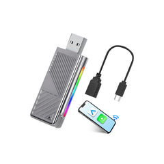 Ασύρματος αντάπτορας CarPlay & Android Auto – USB dongle για εργοστασιακό ενσύρματο CarPlay 