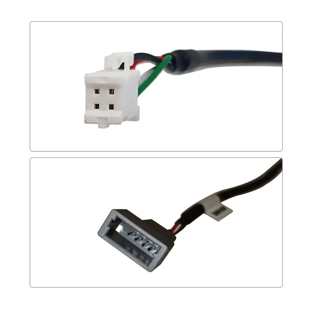 USB Adapterkabel – 4-pin stik til Kia og Hyundai, forbindelse med 4 pin stik til bilens radio.